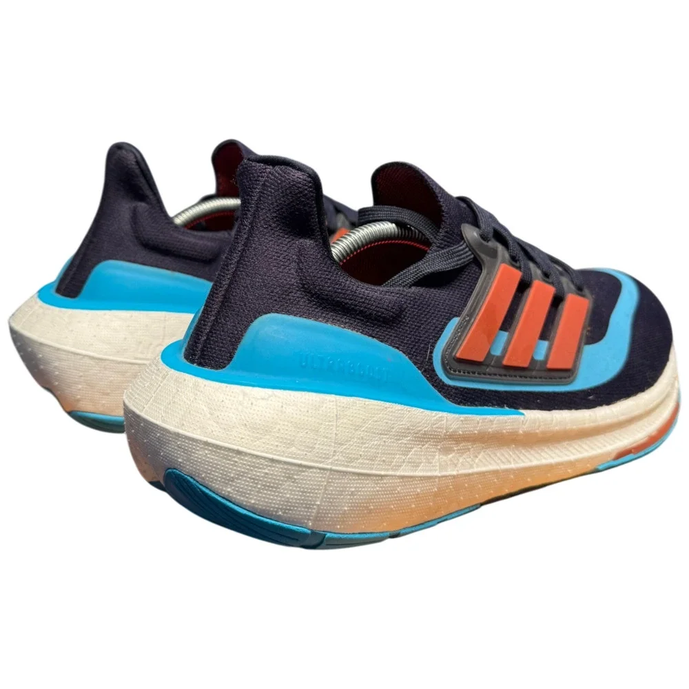 ADIDAS UltraBoost Light Men's 8 Running Shoes Blue Red Sneakers Worn Once
